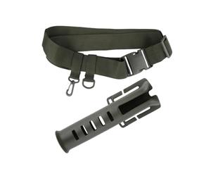 Fishing Belt Wading Rod Holder Gear Strap Chest Waist Pole Holster Hooks Fly Net Black Green Adjustable Hanging Hooks Surf Kayak Straps Hiking Nylon Wader Kayaking Quick Release (Green)