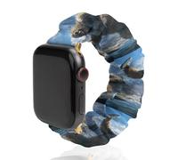 Fishing Bigfoot Fisher Fashion Scrunchie Watch Strap Compatible with IWatch Series 1 2 3 4 5 6 Elastic Replacement Band