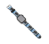 Fishing Bigfoot Fisher Silicone Quick Release Watch Band Compatible with IWatch Waterproof Replacement Sport Strap for Men Women
