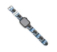 Fishing Bigfoot Fisher Silicone Quick Release Watch Band Compatible with IWatch Waterproof Replacement Sport Strap for Men Women