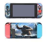 Fishing Bigfoot Fisher Slim Protective Cover for Switch Hard PC Handle Protector with Foldable Stand