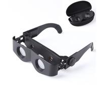 Fishing Binoculars Tool, for Watching, Sports, Measure, and Sightseeing, Telescope Optical Lens Glasses Camping Equipment(Flat with Case)