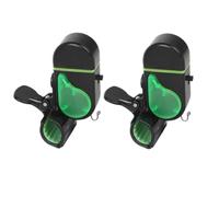 Fishing Bite Alarm, 1/2PCS Sensitive Fishing Alarms with Clip for Rods, Sound Fish Bells with LED Light, Night Gear Clip On Rod (1Light -2Pcs)