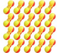 Fishing Bite Alarm，20pcs Catfish Rattle Bells 31x15x13mm Red Yellow Fishing Bell Beads for Catfish Striper Bass Pompano