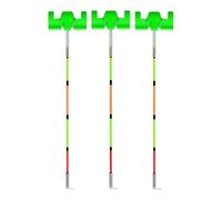 Fishing Bite Alarm - 3pcs 3x11.4cm Silicone PP Stainless Steel | High Sensitivity Fish Bite Indicator | Wind Resistant Rod Alarm Alert For Raft Rod Lure Casting Sea Lake River Night Fishing