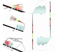 Fishing Bite Alarm, High Sensitivity Night Fishing Rod Indicator, LED Luminous Electronic Alert with Buzzer Sound, Waterproof Portable Smart Bite Alarm Sea Lake Gear, All-Weather Fishings Accessory