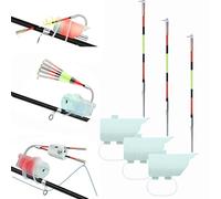 Fishing Bite Alarm, High Sensitivity Night Fishing Rod Indicator, LED Luminous Electronic Alert with Buzzer Sound, Waterproof Portable Smart Bite Alarm Sea Lake Gear, All-Weather Fishings Accessory