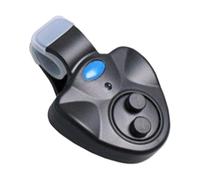 Fishing Bite Alarm, Rod Bite Indicator, Clip On Fish Pole Alert, LED Light Detector with Adjustable Sensitivity, Fishing Accessory for Night Angling, Use by Beginners & Experienced Fishermen, Black