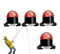 Fishing Bite Alarm | Sensitive and Portable Fish Bite Alarm 4 Pieces | Night Fishing Accessories Fishing Gear Night Fishing Lights All Kinds of Fishing Occasions