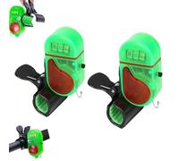Fishing Bite Alarm with LED Light, 2025 New Smart Electronic Fishing Bells, Upgrade Clip-On Sensitive Sound Tip-Up Fish Alarms for Day & Night Fishing (2 pcs)