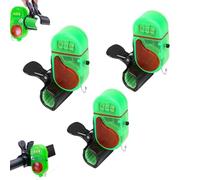 Fishing Bite Alarm with LED Light, 2025 New Smart Electronic Fishing Bells, Upgrade Clip-On Sensitive Sound Tip-Up Fish Alarms for Day & Night Fishing (3 pcs)
