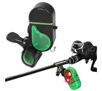 Fishing Bite Alarm with LED Light, 2025 New Smart Electronic Fishing Bells, Upgrade Clip-On Sensitive Sound Tip-Up Fish Alarms, Sound Bite Alert Bell Suitable for Rods, Ice Fish (1Light -1Pcs)