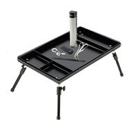 Fishing Bivvy Table Metal Folding Extendable Legs with Large USB Light + Remote Carp Tackle