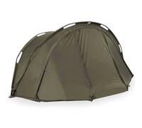 Dellonda Fishing Bivvy Carp Tent Lightweight 2-Person Waterproof & UV Protection Quick Assembly Pre-Threaded Poles with Ground Sheet & Heavy Duty Ground Pegs - DL76
