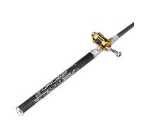 Fishing Board, Folding Pole & Coiled Combo, Fishing Accessories for Outdoor Travel, Pocket Fishing Rod - Small Telescope Pocket Rod - Camping, Daily Outing