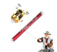 Fishing Board, Telescopic Fishing Rod | Small Pen Fishing Pole | Flying Pole, Folding Trolling Equipment for Outdoor Travel, Camping, Family, Friends