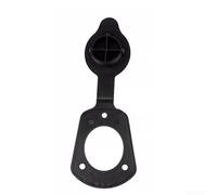 Fishing Boat Rod Holder Cover for Kayak, PVC Gasket Cap for 46mm Outer Diameter, Dust Proof for Water Sports Accessories Black(1Pc)