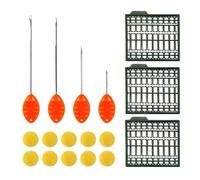 Fishing Boilie Stops Set - Pellet & Bait Stops for Carp Fishing Hair Rigs - Mixed Shapes for Boilies, Pellets & Corn - Large Assortment for Carp Anglers