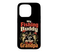Fishing Buddy Calls Me Grandpa Angler Gift Case for iPhone 15 Pro