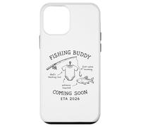 Fishing Buddy Coming Soon 2026 Dad Baby Announcement Fisher Case for iPhone 12 mini