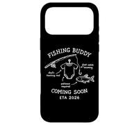 Fishing Buddy Coming Soon 2026 Dad Baby Announcement Fisher Case for iPhone 17 Pro Max