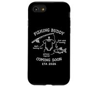 Fishing Buddy Coming Soon 2026 Dad Baby Announcement Fisher Case for iPhone SE (2020) / 7/8