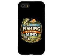 Fishing Calms My Mind Peaceful Angler Mindset Design Case for iPhone SE (2020) / 7/8