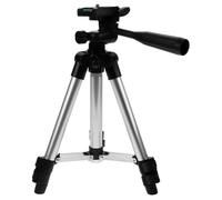 Fishing Camera Tripod Stand 62cm Aluminium Alloy Silver | 2.5kg Load, Adjustable Height Legs with Lever Locks, Rubber Feet and Padded Grip
