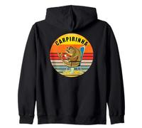 fishing carp fishing CARPIRINHA Cocktail Caipirinha fishing Zip Hoodie
