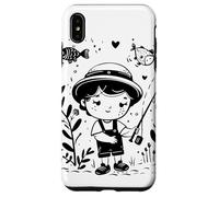 Fishing Cartoon Look for Boys and Girls Case for iPhone XS Max
