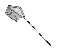 Fishing Cast Net Telescopic Folding Fishing Landing Net 190CM Pole Collapsible Extensible Aluminum long Handle For Bird Fish Catch Aquarium Ponds Foldable Fishing Trap