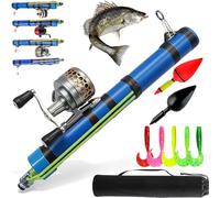 Fishing Catapult Rod, 2026 New Compact Sling Shot Fishing Pole Reel Set, 30m Max Cast Distance, Portable Catapult Fishing Rod Lure Angling Tools, for Beginners & Pros (with KS30)