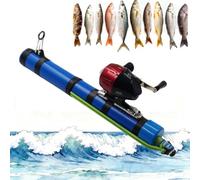 Fishing Catapult Rod, Slingshot Fishing Reel, Compact Telescopic Catapult Lure Tools, Professional Portable Launcher Fish Equipment for Anglers, Saltwater and Freshwater Great Gear(Basic)