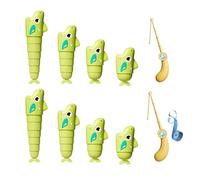Fishing Catch Board Set - Interactive Family Play Game for Kids Learning Activities | ABS with Rotating Motorized Pond Design, Magnetic Rods, Colorful Moving Fish for Home Party Educational Us