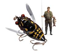 Fishing Catcher Cicada - Freshwater Lure Lures, Holographic 3D Realistic | Fishing Eyes Hard Lures Fishing Cicale Bait, Fishing Lures Provides Strong Hook Baits