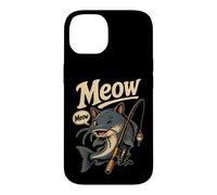 Fishing Catfish Meow Funny Cute Angler Gift Case for iPhone 14