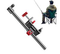 Fishing Chair Umbrella Stand,Adjustable Fish Bait Holder Rod Clamp - 360 Degree Rotatable Bracket, Fishing Accessories for Deep Sea Saltwater Freshwater Dock Pier Shoreline