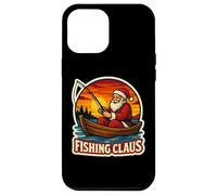 Fishing Claus Fisher Santa Angler Merry Christmas Holiday Case for iPhone 12 Pro Max