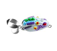 Fishing Crankbait Lures With Double Hook & PVC Frogs Lures Soft Baits For Blackfish Shallow Water Baits