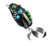Fishing Crankbait Lures With Double Hook & PVC Frogs Lures Soft Frogs Baits For Blackfish PVC Fishing Baits
