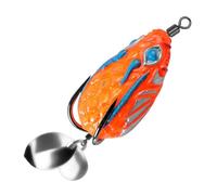 Fishing Crankbait Lures With Double Hook & PVC Soft Frogs Baits For Blackfish Freshwater Fishing Frogs