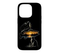 Fishing Crow Fish Lake Sunset Scene Angler Gift Case for iPhone 14 Pro