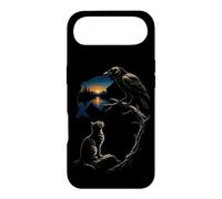 Fishing Crow Fish Lake Sunset Scene Angler Gift Case for iPhone Air