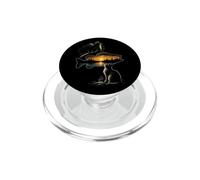 Fishing Crow Fish Lake Sunset Scene Angler Gift PopSockets PopGrip for MagSafe