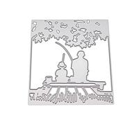 Fishing Cutting Dies Craft Dies Handmade Ability Developing Template for School Classroom Teacher Students Supplies for Card Making On