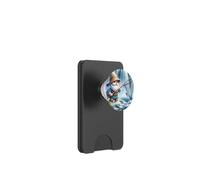 Fishing Dad Fisher Gnome With Landing Net For Fishing Lover PopSockets PopWallet for MagSafe