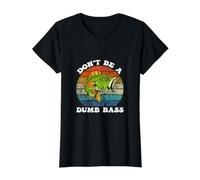 Fishing - Don't Be Dumb Bass - Funny Dad Value Graphic T-Shirt