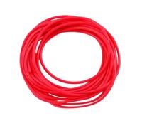 Fishing Elastic Red Hollow Rope ID 0.7mm OD 2mm, High-strength Elastic Rubber for Fishing, Binding Cord 1pc
