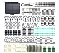 Fishing Essentials 420PCS Carp Fishing Swivel Snaps Kit in Convenient Carrying Case for Easy Access