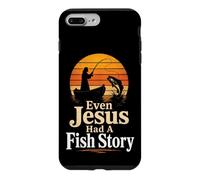 Fishing Even Jesus Had A Fish Story Funny Angler Gift Case for iPhone 7 Plus/8 Plus